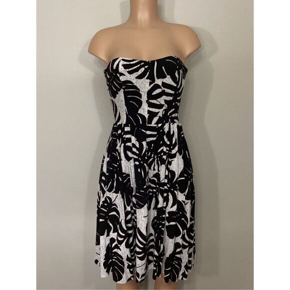 New. Rachel Roy palm leaf bandeau dress. Size 4. - Picture 5 of 12